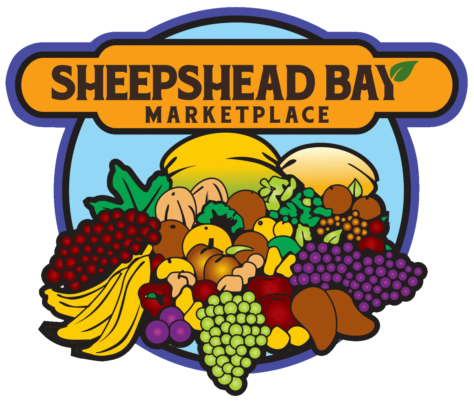 A theme logo of Sheepshead Bay Marketplace